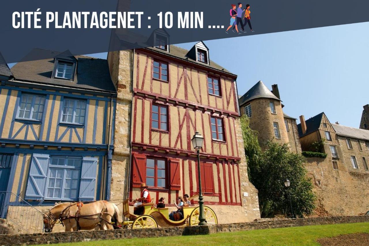 Sweet Nina Jazz Appartement Pour 5 Voyageurs, Situe A La Place De La Republique, Avec Parking Et Lit Queen Size เลอม็องส์ ภายนอก รูปภาพ